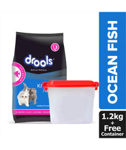 Drools ocean fish adult cat food - 3kg + 1.2 kg free