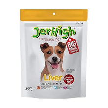 JerHigh Dog Treats Human Grade Chicken Liver, 100% Authentic 400g